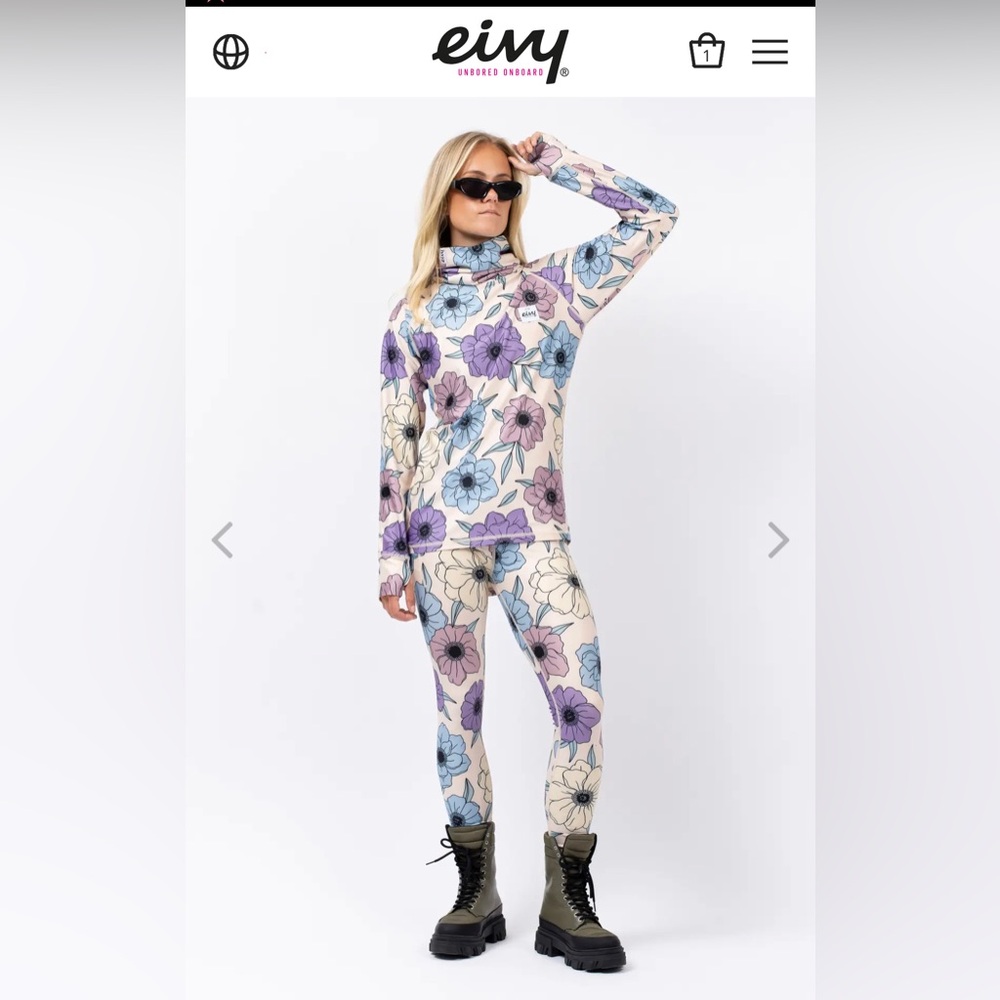 New Eivy Icecold Gaiter Top - Big Flower